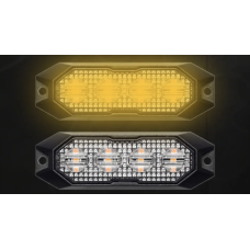 Oranža Gaismas Krāsa 4 LED Bākuguns Restē 9W E9 ECE R65 XA1, ECE R10